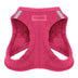 Voyager Step-In Plush Dog Harness  Soft Plush, Step In Vest Harness for Small and Medium Dogs by Best Pet Supplies - 1Fuchsia Corduroy, L (Chest: 18 - 20.5")