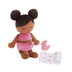 LullaBaby – 14-inch Water-Safe Bath Doll – Warm Skin Tone & Dark-Brown Hair – Toddler Bath Toys – Towel & Bath Ducky Accessories – Kids Ages 2 & Up – Bath Doll – Warm Skin Tone & Dark-Brown Hair Brown Hair - Girl
