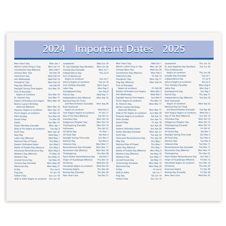 AT-A-GLANCE 2024 Flip-A-Week Weekly Desk Calendar Refill, 5-1/2" x 7", with QuickNotes (SW7065024) 2024 Old Edition