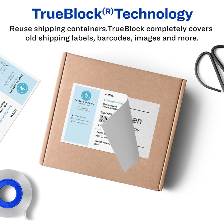 Avery Shipping Labels with TrueBlock Technology, 4" x 6", White, Permanent, 6 Packs for 120 Labels Total (45292)