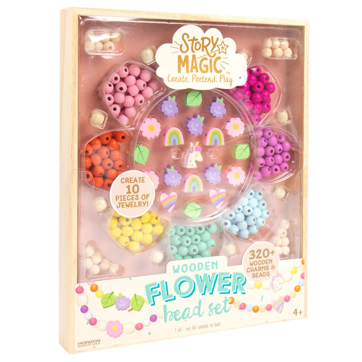 Story Magic Wooden Flower Bead Set