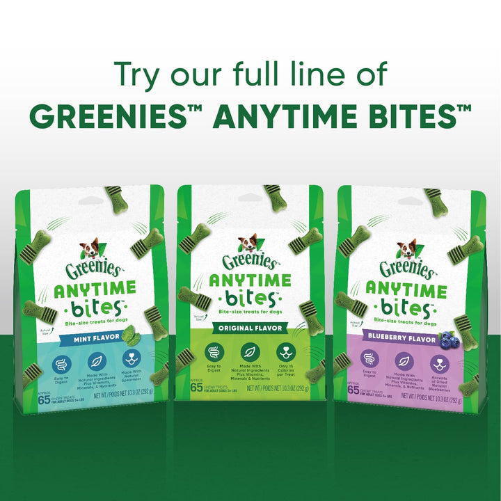 Greenies Anytime Bites Dog Treats, Original Flavor, 24 oz. Bag, 1.5 Pound (Pack of 1) 1.5 Pound (Pack of 1)