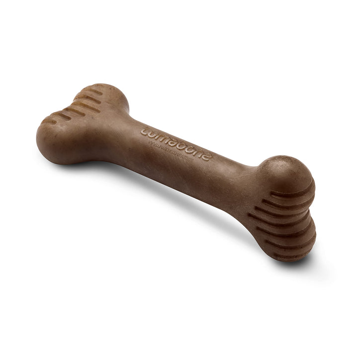 Lumabone Bulkster Durable Chew Toy for Aggressive Chewers, Real Bacon, Made in USA, Large