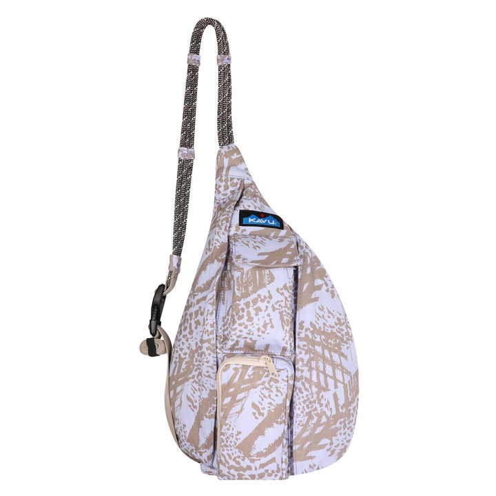 KAVU Mini Rope Bag Cotton Crossbody Sling One Size Beach Tie Dye