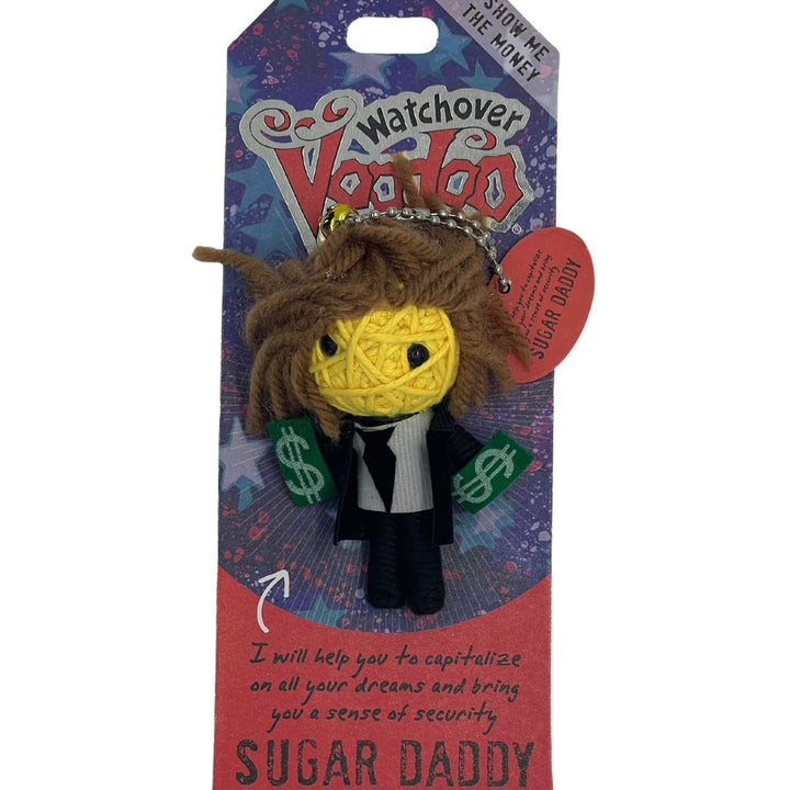 Watchover Voodoo 3-Inch Sugar Daddy Keychain - Handcrafted Gift to Bring Good Luck and Positivity Everywhere You Go