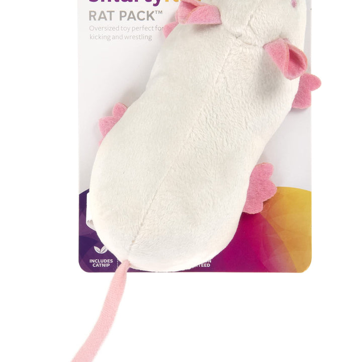 SmartyKat Rat Pack Kicker Plush Catnip Cat Toy - Randomly Selected Color, Jumbo