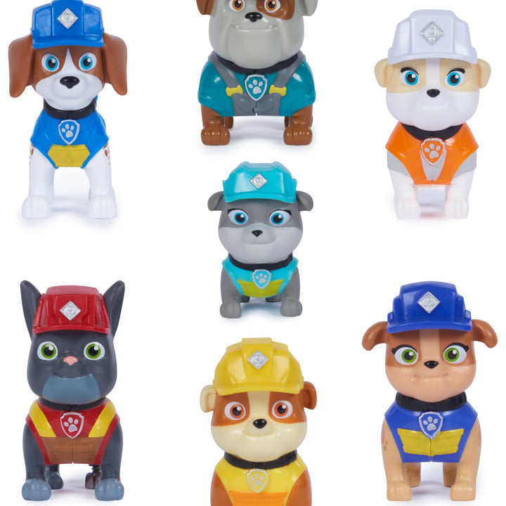 Rubble & Crew, Toy Figures Gift Pack, with 7 Collectible Action Figures, Kids Toys for Boys & Girls Ages 3+