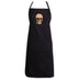 DII Happy Halloween Collection, Halloween Apron, One Size Gold Skull