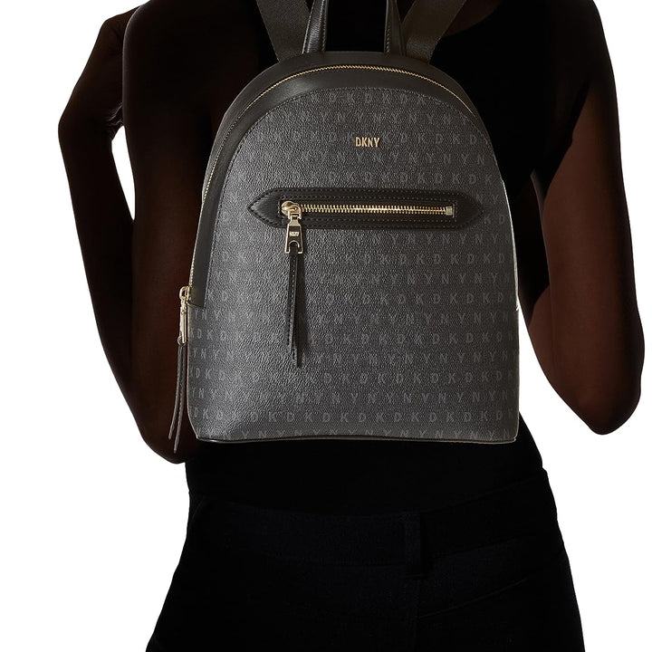 DKNY CHELSEA BACKPACK, BK LOGO-BK Large