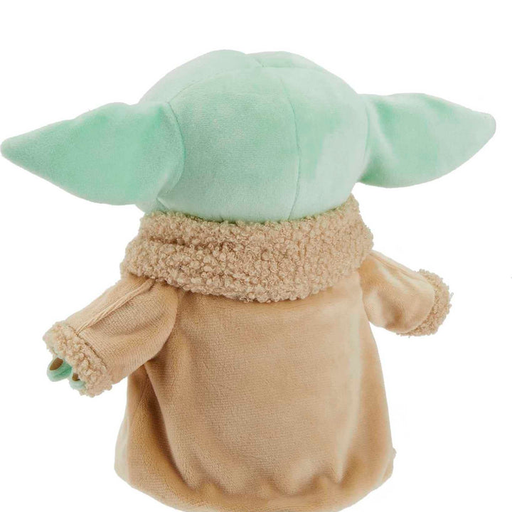 Star Wars Grogu Plush with Beskar Armor, Soft Doll Inspired by Star Wars Mandalorian Book of Boba Fett, Travel Toys and Gifts for Kids