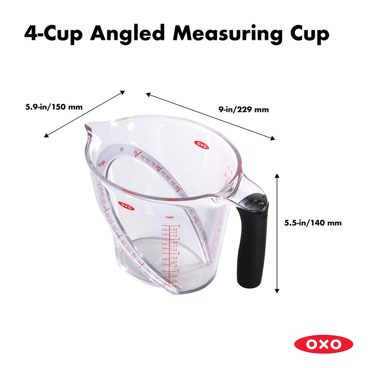 OXO Good Grips 4-Cup Angled Measuring Cup 4 Cup