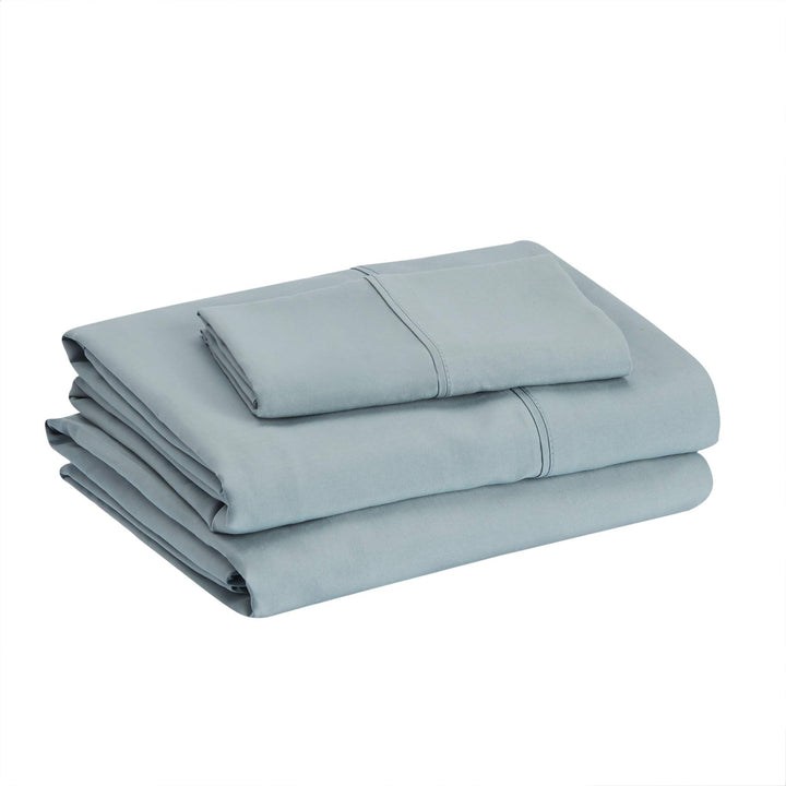 Basics Lightweight Super Soft Easy Care Microfiber 3 Piece Sheet Set with 14" Deep Pockets, Twin, Gray Arrows, Printed