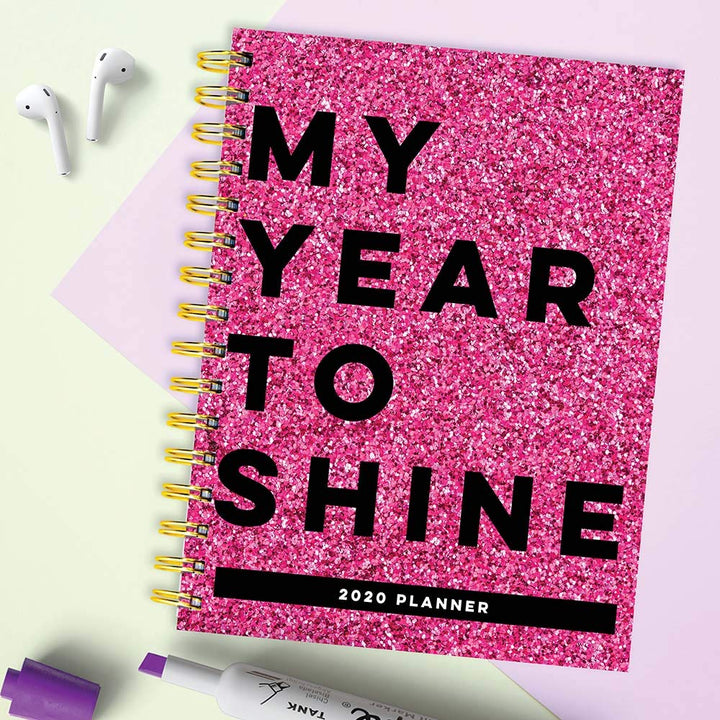 2020 My Year to Shine Medium Weekly Monthly Planner