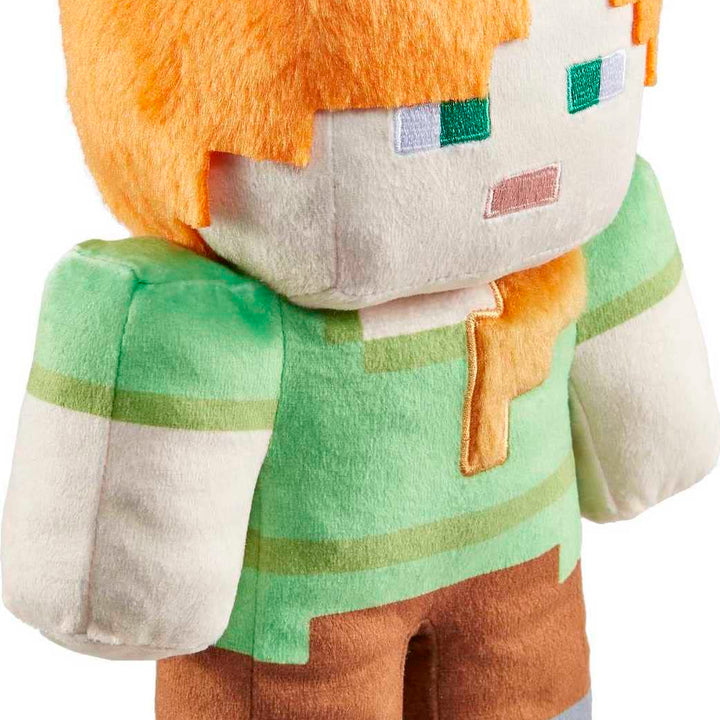 Minecraft Basic Plush Character Soft Dolls, Video Game-Inspired Collectible Toy Gifts for Kids & Fans Ages 3 Years Old & Up