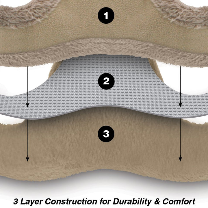 Voyager Step-In Plush Dog Harness  Soft Plush, Step In Vest Harness for Small and Medium Dogs by Best Pet Supplies - Harness (Latte Suede), XL (Chest: 20.5 - 23")