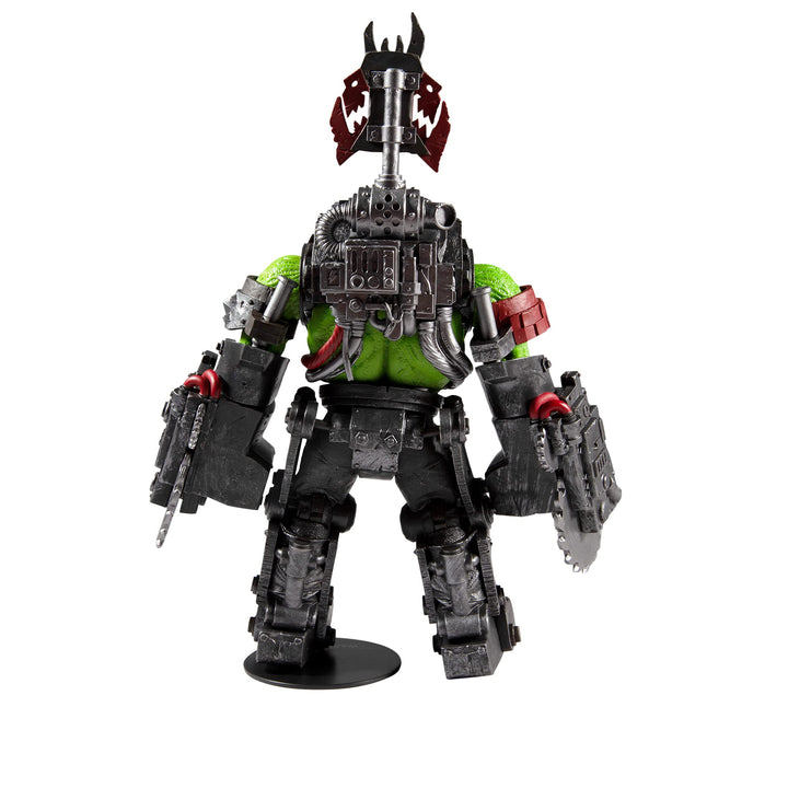 Warhammer 40,000 Ork Meganob with Buzzsaw & Base Mega Action Figure