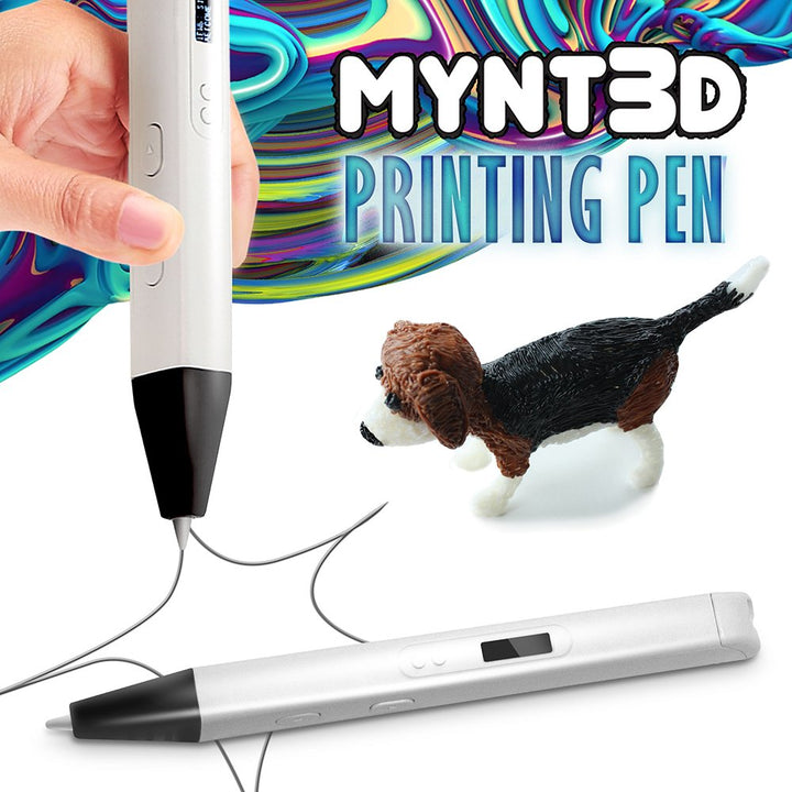 MYNT3D Professional Printing 3D Pen Bundle with Super 3D Printing Pen and PLA Filament 3D Pen Only+ Super 3D Pen