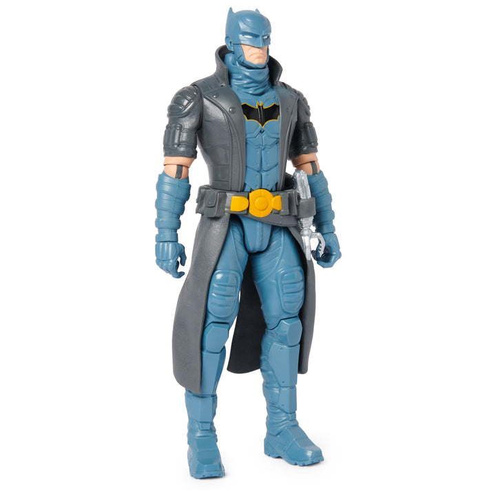 DC Comics, Batman Action Figure, 12-inch Super Hero Collectible Kids Toys for Boys and Girls, Ages 3+ Batman 12" (Blue/Gray)