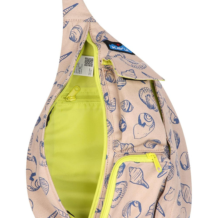 KAVU Mini Rope Bag Cotton Crossbody Sling One Size Beach Tie Dye