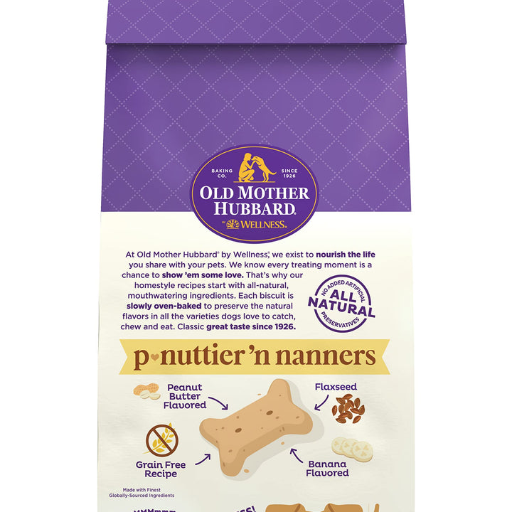 Wellness Old Mother Hubbard Pick of the Patch Grain Free Natural Dog Treats, Crunchy Oven-Baked Biscuits, Ideal for Training, Mini Size, 16 ounce bag Pumpkin & Carrot 1 Pound (Pack of 1)