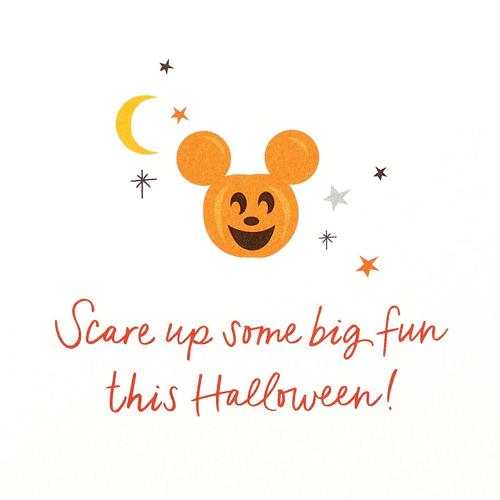 Papyrus Disney Halloween Card (Scare Up Some Big Fun, Glitter-Free) Scare Up Some Big Fun, Glitter-Free