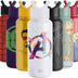 Simple Modern Marvel Water Bottle with Straw Lid Vacuum Insulated Stainless Steel Metal Thermos | Gifts for Women Men Reusable Leak Proof Flask | Summit Collection | 32oz Avengers Assemble 32oz Water Bottle Marvel: Avengers Assemble