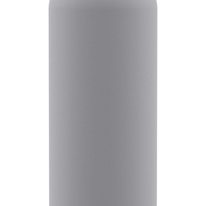 Ello Cooper Stainless Steel Water Bottle with Straw and Carry Handle, Double Walled and Vacuum Insulated Metal, Leak Proof Locking Lid with Soft Silicone Spout, Reusable, BPA Free, 22oz, 32oz, 40oz Gray