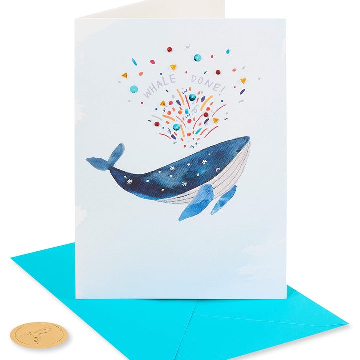 Papyrus Congratulations Card (So Fantastic) Whale Done