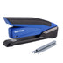 Bostitch Office InPower Spring-Powered Desktop Stapler, 20 Sheet Capcity, Built in Remover, Blue (1122)