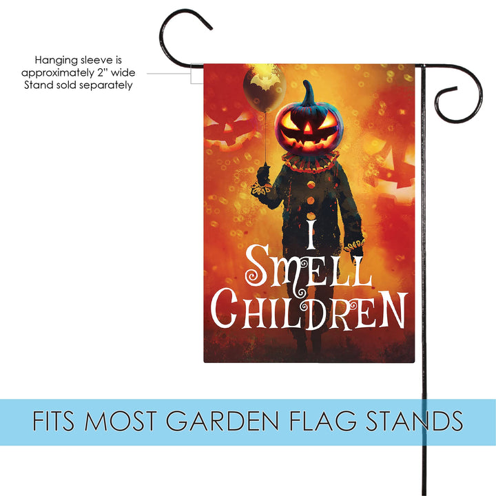 Toland Home Garden 1112648 I Smell Children Halloween Flag 12x18 Inch Double Sided for Outdoor Spooky House Yard Decoration