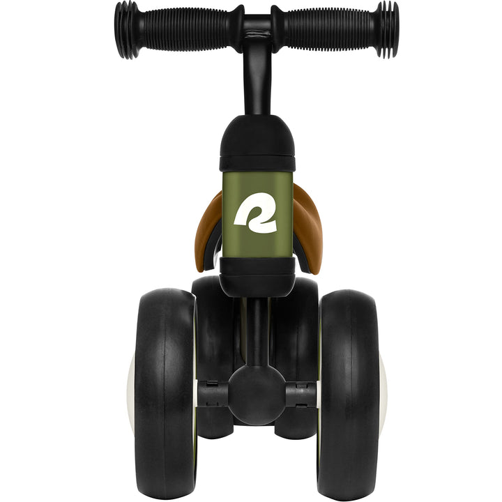 Retrospec Cricket Baby Walker 4-Wheel Balance Bike for Ages 12-24 Months Toddlers | First Birthday Gift - Toddler Bicycle Toy for 1 Year Old’s - Ride On Toys for Boys & Girls Olive Drab One Size