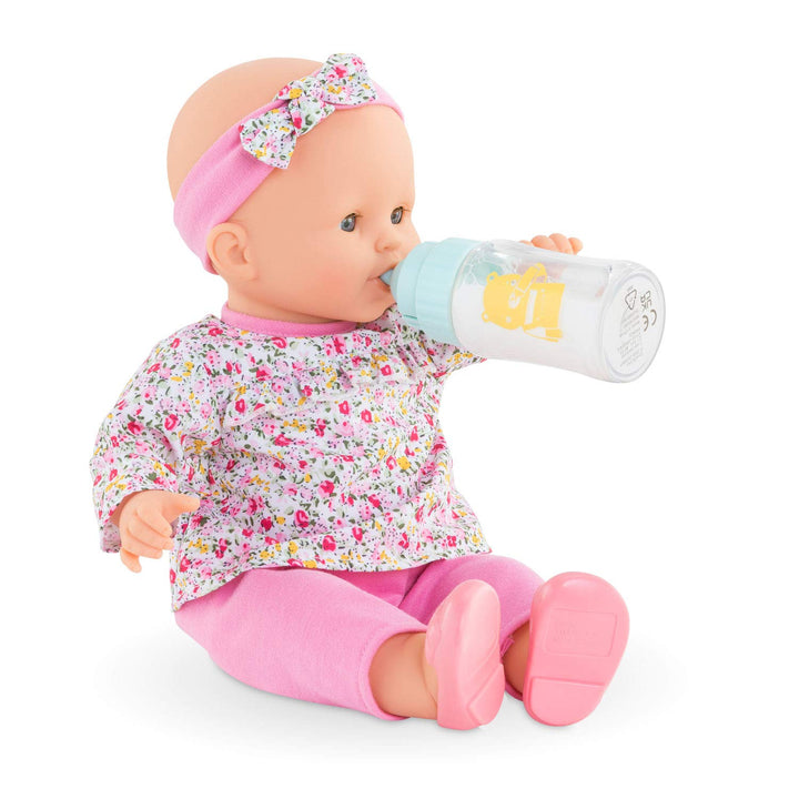 Corolle Magic Milk Bottle Baby Doll Accessory - Makes 3 Sounds, for use with 14" and 17" Baby Dolls (Batteries Included)