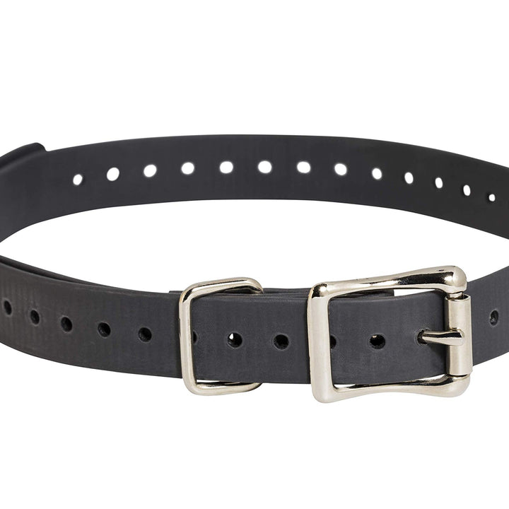 SportDOG Brand 3/4 Inch Collar Straps - Waterproof and Rustproof - Tighlty Spaced Holes for Proper Fit - Grey 28 inches long, 3/4 inch wide