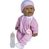 JC Toys La Baby Hispanic 16-inch Small Soft Body Baby Doll La Baby | Washable |Removable Pink and White w/Hat, Pacifier & Magic Bottle | for Children 12 Months + Pink Hispanic