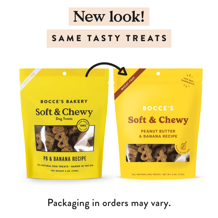 Bocce's Bakery - The Everyday Menu: Wheat Free, Soft & Chewy Dog Treats, 6 oz Duck & Blueberry 6 Ounce (Pack of 1)