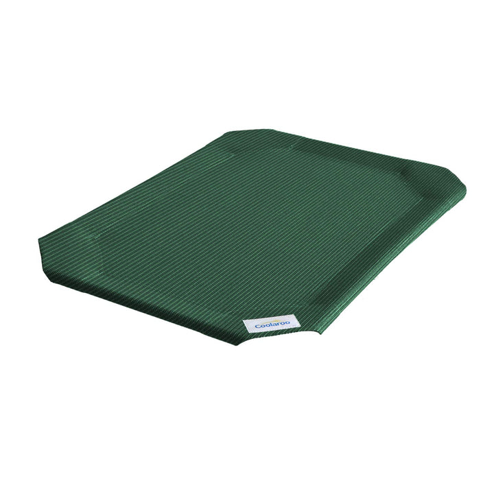 Coolaroo Replacement Cover, The Original Elevated Pet Bed by Coolaroo, Large, Brunswick Green 43.5"L x 31.5"W x 0.5"Th
