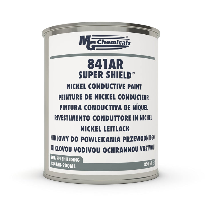 MG Chemicals 841AR Super Shield Nickel Conductive Paint, 850 mL, 1.39 Kg Metal Can, Dark Grey 3.15 lbs