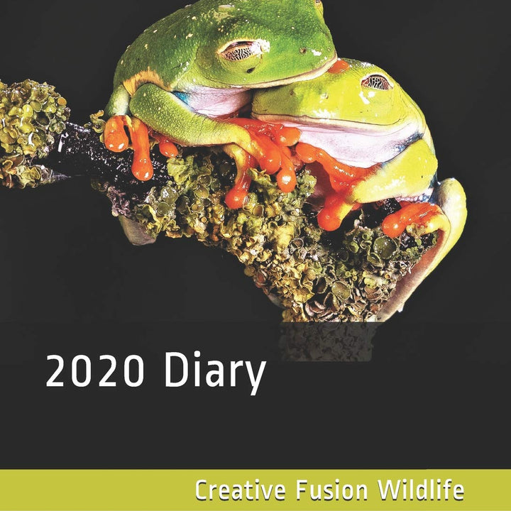 2020 Diary: Weekly Planner & Monthly Calendar - Desk Diary, Journal, Wildlife, Frogs, Amphibians, Cute Frogs, Wildlife, ... 8x10" (Creative Fusion Diary Series)