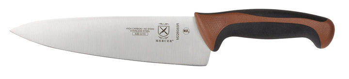 Mercer Culinary Brown Millennia Colors Handle, 8" Chef's Knife