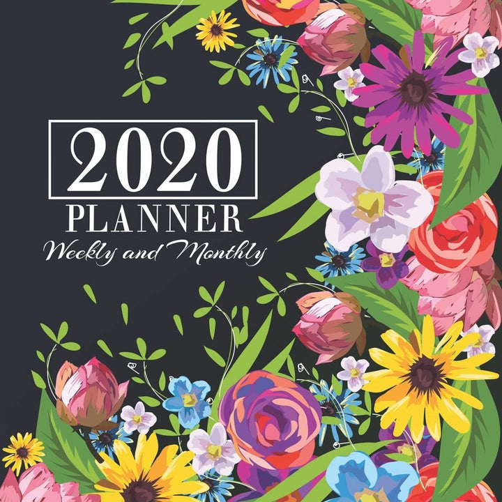 2020 Planner Weekly and Monthly: Floral 2020 Calendar Planner 8.5”x11” | Agenda 2020, Organizer & Calendar View with Inspirational Quotes | Jan 1, 2020 to Dec 31, 2020 Annual Planner