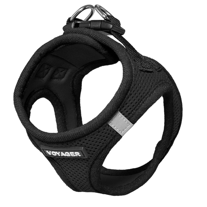 Voyager Step-in Air Cat Harness - All Weather Mesh Step in Vest Harness for Small and Medium Cats by Best Pet Supplies - Harness (Black), XXS (Chest: 10.5-13") Harness (Black) XXS (Chest: 11.5 - 13" * Fit Cats)