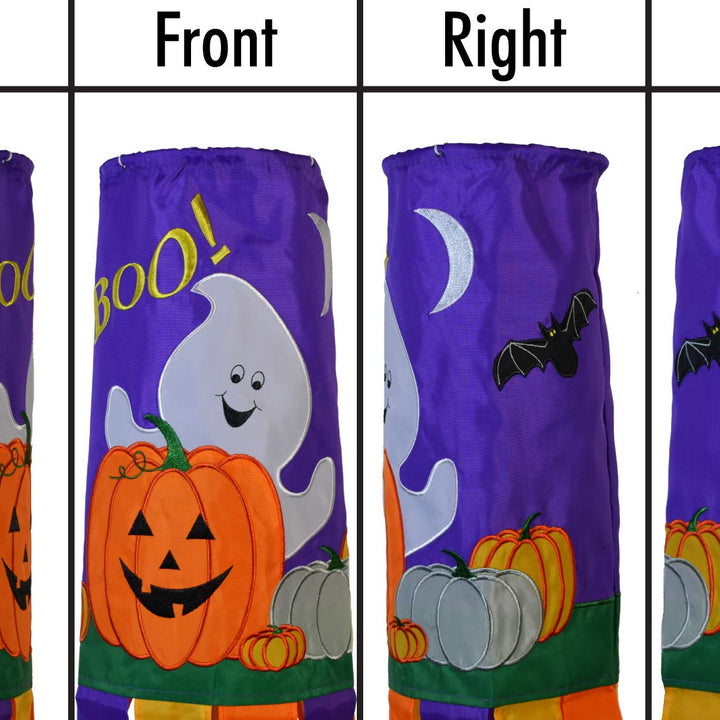 In the Breeze 5056 Boo Halloween Holiday Windsock, 40-Inch