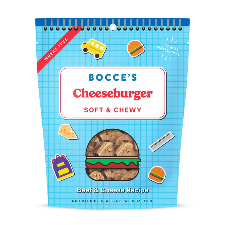 Bocce's Bakery - The Everyday Menu: Wheat Free, Soft & Chewy Dog Treats, 6 oz Duck & Blueberry 6 Ounce (Pack of 1)