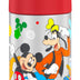 THERMOS FUNTAINER 12 Ounce Stainless Steel Vacuum Insulated Kids Straw Bottle, Mickey Mouse