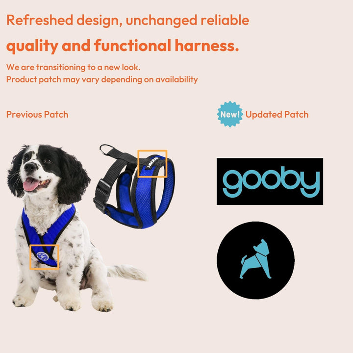 Gooby Comfort X Head in Harness - Turquoise, X-Large - No Pull Small Dog Harness, Patented Choke-Free X Frame - On The Go Dog Harness for Medium Dogs No Pull, Small Dogs for Indoor and Outdoor Use X-Large Chest (20.5-28")