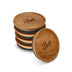 Ball Jar Wooden Storage Lids, 5-Pack, wide, Brown Acacia Wood (Pack of 5)