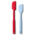 OXO Good Grips 2 Piece Silicone Spatula Set, red/seltzer 2-Piece Set