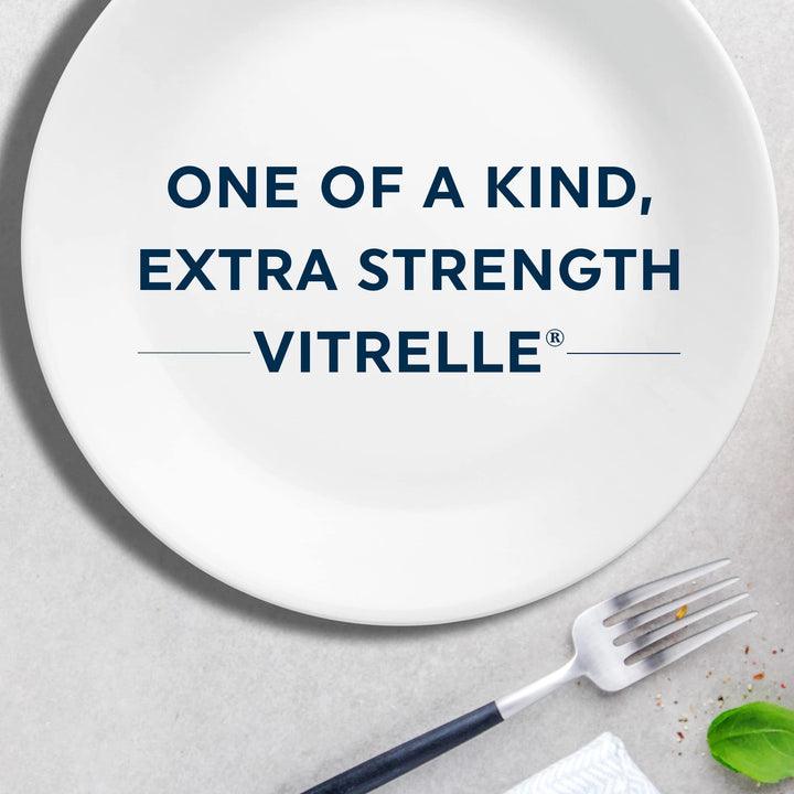 Corelle Global Collection Vitrelle 6-Piece Salad Plates Set, Triple Layer Recycled Glass, Lightweight Eco-Friendly 8-1/2-In Plates Set, Terracotta Dreams