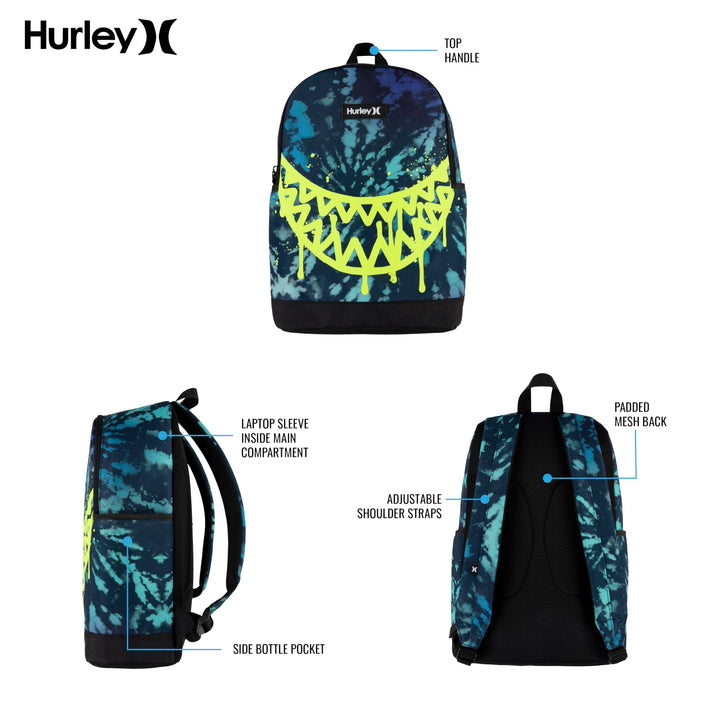 Hurley Graphic Backpack, Lava, O/S