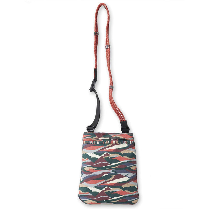 KAVU Keepalong Semi Padded Sling Canvas Rope Crossbody Bag One Size Got Dots